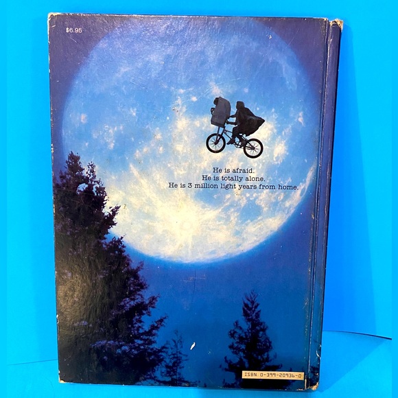 E.T. THE EXTRA TERRESTRIAL STORYBOOK HARDCOVER VTG 1982 STEVEN SPIELBERG - Picture 2 of 10